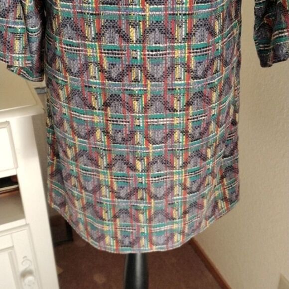 NWT Francesca's Blue Rain Embellished Shift Dress - Picture 10 of 15